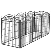Indoor/Outdoor Pet Dog Pen Puppy Playpen Garden Enclosure Run Cage Metal Barrier