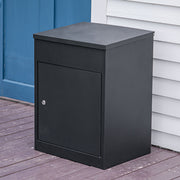 Lockable Large Parcel Delivery Drop Box Outdoor Secure Storage Letter Post Box
