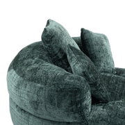 Bean Bag Chair !SALE! Oversized Memory Foam Lounge Sofa High Back Green