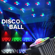 Moving Head Party Light Rotating Disco Bar Stage Lights Laser Beam Strobe Remote