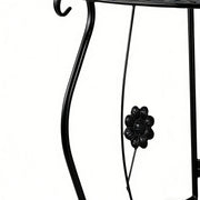 3-Tier Corner Metal Plant Stand Flower Pot Rack Outdoor Indoor Display Shelf
