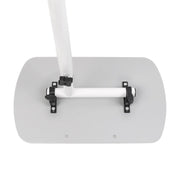 Adjustable Overbed Table Bedside Laptop Tray Table on Wheels Hospital Home Grey