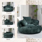 Bean Bag Chair !SALE! Oversized Memory Foam Lounge Sofa High Back Green