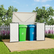 Large Lockable Storage Box Garden Outside Bicycle Bike Garbage Bin Tool Sheds UK