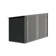 Galvanized Steel Garden Bicycle Storage Bike Tool House Outdoor Wheelie Bin Shed