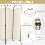 4 Panel Room Divider 188cm Foldable Privacy Screen Portable Divider