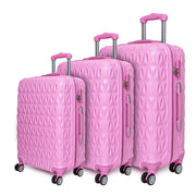 Hard Shell PC+ABS Cabin Suitcase 4 Wheel Travel Luggage Trolley Lightweight Case