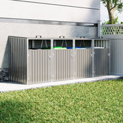 Large Wheelie Bin Storage Metal Store Cover Garden Rubbish Dustbin 4 Sheds House
