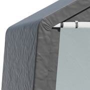 8x8FT Portable Bike Shelter Waterproof Steel Frame Outdoor Garden Storage Shed