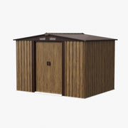 8 x 6ft Garden Shed Outdoor Storage Shed Waterproof with Foundation Kit, Vents