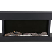 2kw Wall Mounted Electric Fireplace Fire Suite with 12 Colours LED Flame Effect