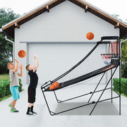 Electronic Dual Shot Arcade Basketball Game w/ 8 Exciting Playing Modes-Black