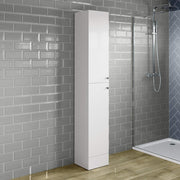 Bathroom Cabinet Cupboard Tall Free Standing Tallboy Storage Furniture 1900mm