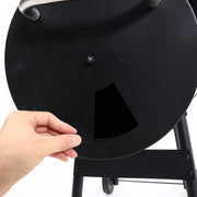 Large Charcoal Barrel BBQ Grill Garden Barbecue Patio Smoker Portable Wheels