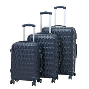 Hard Shell PC+ABS Cabin Suitcase 4 Wheel Travel Luggage Trolley Lightweight Case