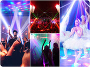 140W RGBW LED Laser Beam 4Arms Moving Head Stage Light DMX DJ Disco Party Lights