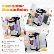 5L Instant Hot Water Dispenser with 5 Temp Settings & 24H Timer, Stainless Steel