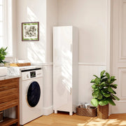 High Gloss Slimline Bathroom Tallboy Free Standing Cabinet Tall Storage Cupboard