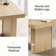 63 Inch Modern Executive Desk Large Wooden Office Computer Desk Writing Table