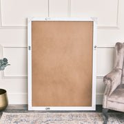 Large Matte White Window Mirror 130cm x 95cm country rustic boho farmhouse