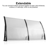 Door Canopy Awning Rain Shelter Front Back Porch Outdoor Shade Patio Roof Cover