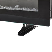 Electric Fireplace LED Wall Mount Inset 9 Flame Fire Remote Heater Stove 40 inch