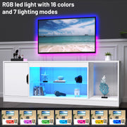 148CM LED TV Stand Unit Modern TVs Gaming Entertainment Center with Cabinet