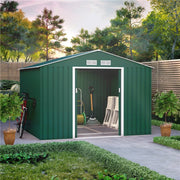 Metal Shed Outdoor Garden Storage 7x4 - 11x14 Apex Roof Galvanised Steel Ranger