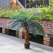 2ft-6FT Large Artificial Palm Tree Indoor Outdoor Potted Plant Home Office Decor