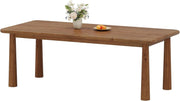 63-Inch Solid Wood Dining Table Farmhouse Rectangle Kitchen Table for 4-6 People