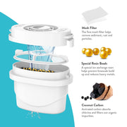 Aurora Instant Filtered Water Dispenser Hot and Cold with 1 Filter Aqua Optima