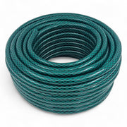 Garden Hose Pipe Reinforced Braided PVC Watering Hosepipe Reel 30M 50M 100M
