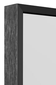 Large Black Edged Aluminium Wall Leaner Mirror 68