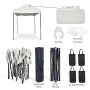 All Seasons Gazebos 3mx2m Heavy Duty Fully Waterproof Pop Up Gazebo