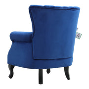 Tub Chair Accent Armchair Velvet Fabric Modern Shell Back Living Room Bedroom UK