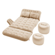 Flocked Camping Airbed Inflatable Mattress Blow Up Air Bed with Pump &Repair Kit