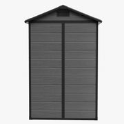 Weatherproof Plastic Garden Shed 4X6ft Outdoor Tool Storage House with Window