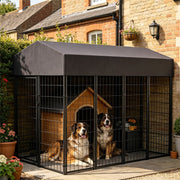 Extral Large Dog Crate House Heavy Duty Pet Enclosure Secure Wire Playpen Fence