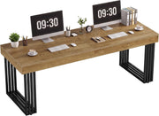 200 cm Industrial 2 Person Desk Double Office Computer Desk Sturdy Writing Desk