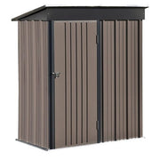 5 X 3FT Metal Garden Shed Outdoor Storage Cabinet House Box Pent Roof Lockable