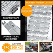 VEHICLE LOADING RAMP HEAVY DUTY 400KG CAPACITY FOLDING MOTORBIKE BIKE ACCESS