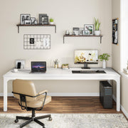 78.7 Inch Extra Long Computer Desk 2 Person Desk Industrial Office Writing Table