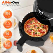 2.8L Mini Air Fryer 800W Low Fat Oil free Healthy Oven Frying Kitchen Cooker