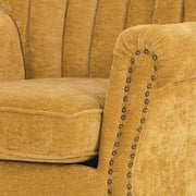 Accent Chair Upholstered Chenille Wingback Armchair Single Sofa Lounge with Stud