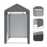 3ftx5ft Garden Shed Storage Shelter Bicycle Tent Bike Log Store Equipment Cover