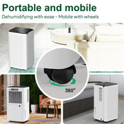 14L/Day Large Dehumidifier Portable Quiet Home Air Dryer for Mould Moisture Damp