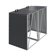 Storage Shed Wheelie Bin Store Tidy Dustbin Cover Metal 2 Sheds Outdoor Cabinet