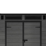 6'x4' 6'x6' Plastic Garden Storage Shed Outdoor Tool Storage House With Floor