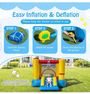 Inflatable Bounce House Kids Bouncy Castle Slide (without Blower) 1094