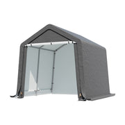 8x8FT Portable Bike Shelter Waterproof Steel Frame Outdoor Garden Storage Shed